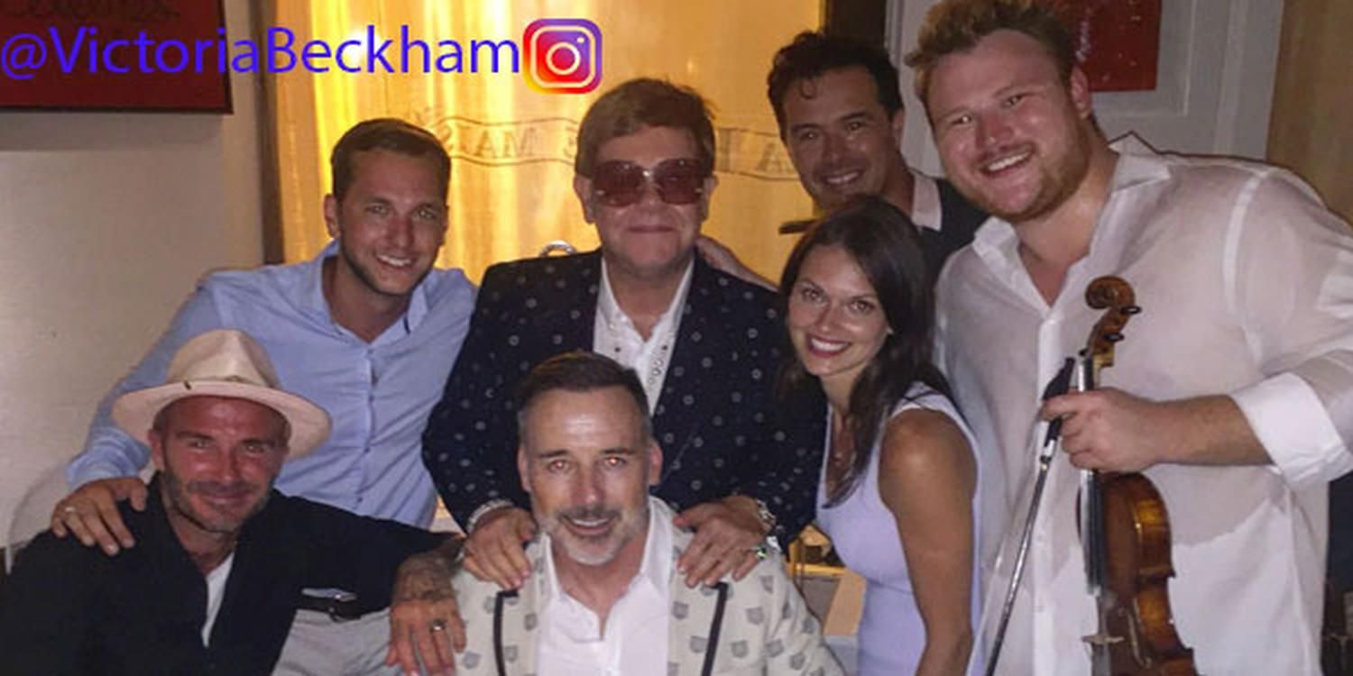 Gypsy Jazz Band Performs For The Beckhams