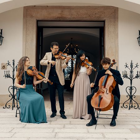 Singendes Streichquartett