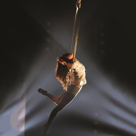 Aerial Hoop Contortion Act