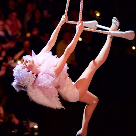 Burlesque- und Trapezkünstler