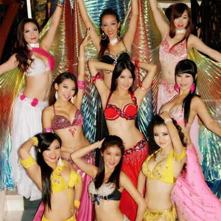 Grupo de Danza del Vientre en Singapur