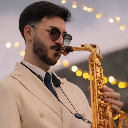 Saxofonista en Palermo