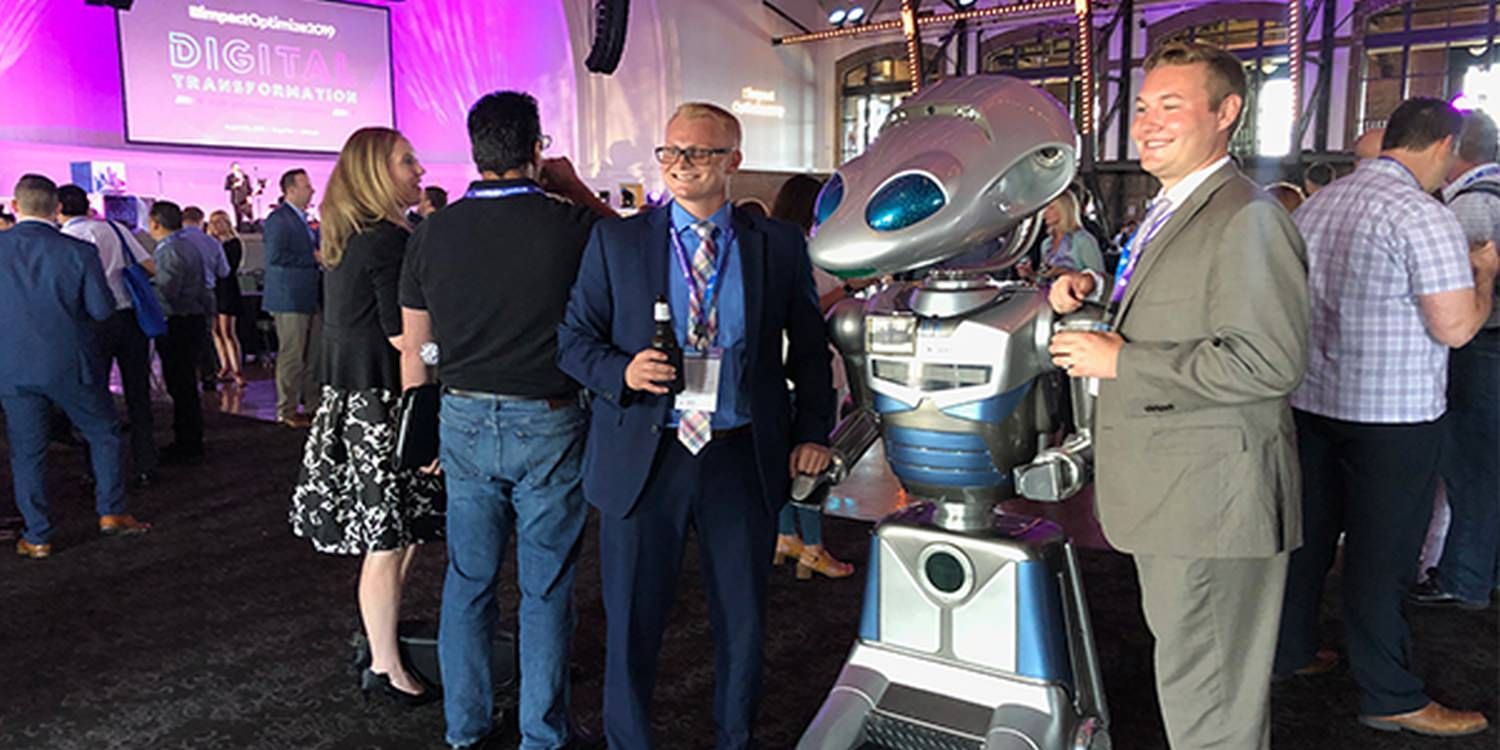 Robot Becomes The Talking Point At Chicago Business Conference