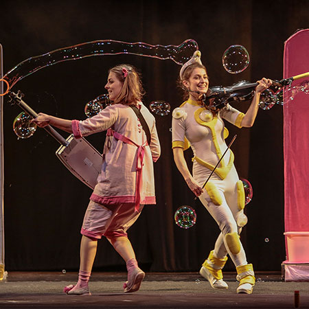 Spectacle de bulles musicales