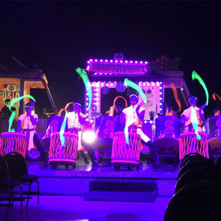 UV Drumming Act Hong Kong