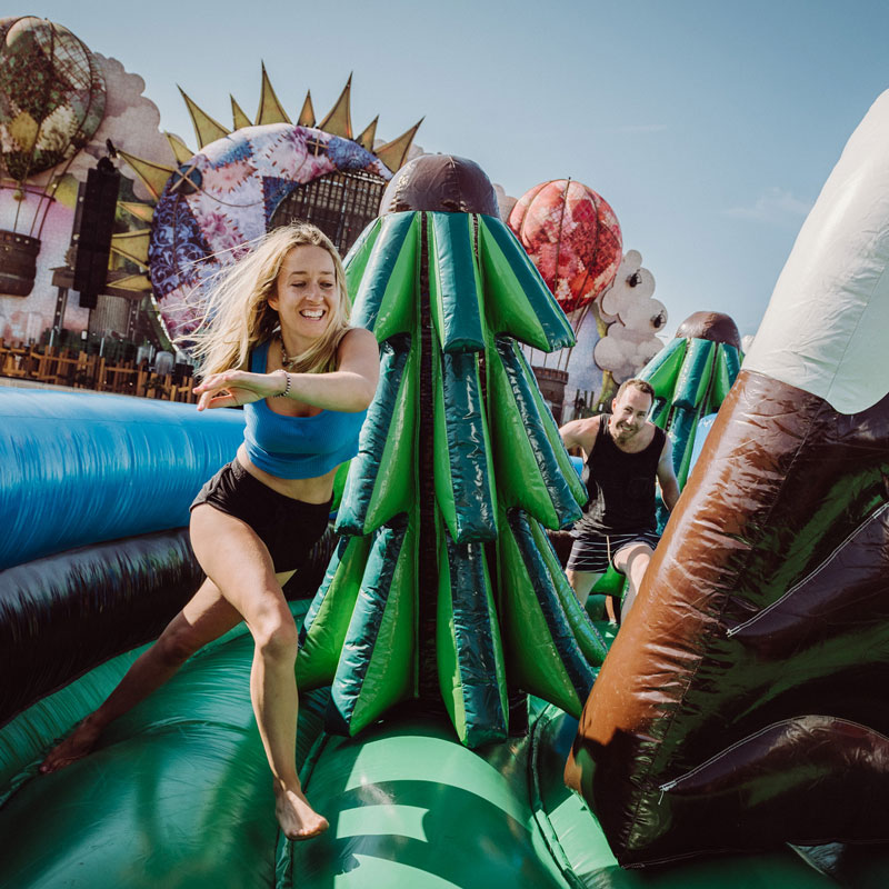 Mega Inflatable Assault Course