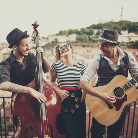 Trio Blues, Folk e Swing a Lione