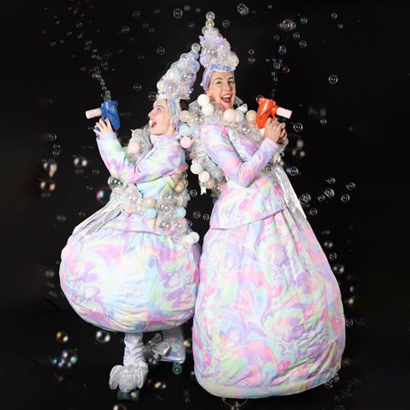 Bubble Skating Duo
