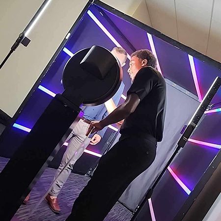 LED Lights Video Booth Texas