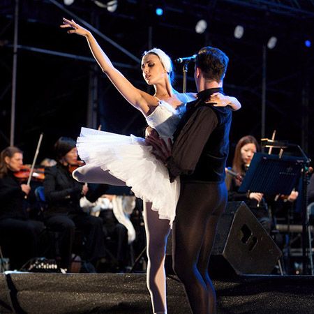 Bailarinas del Lago de los Cisnes