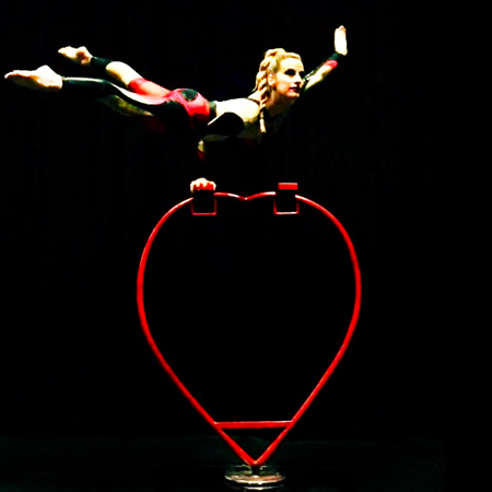 Heart Shaped Acrobatic Show UAE