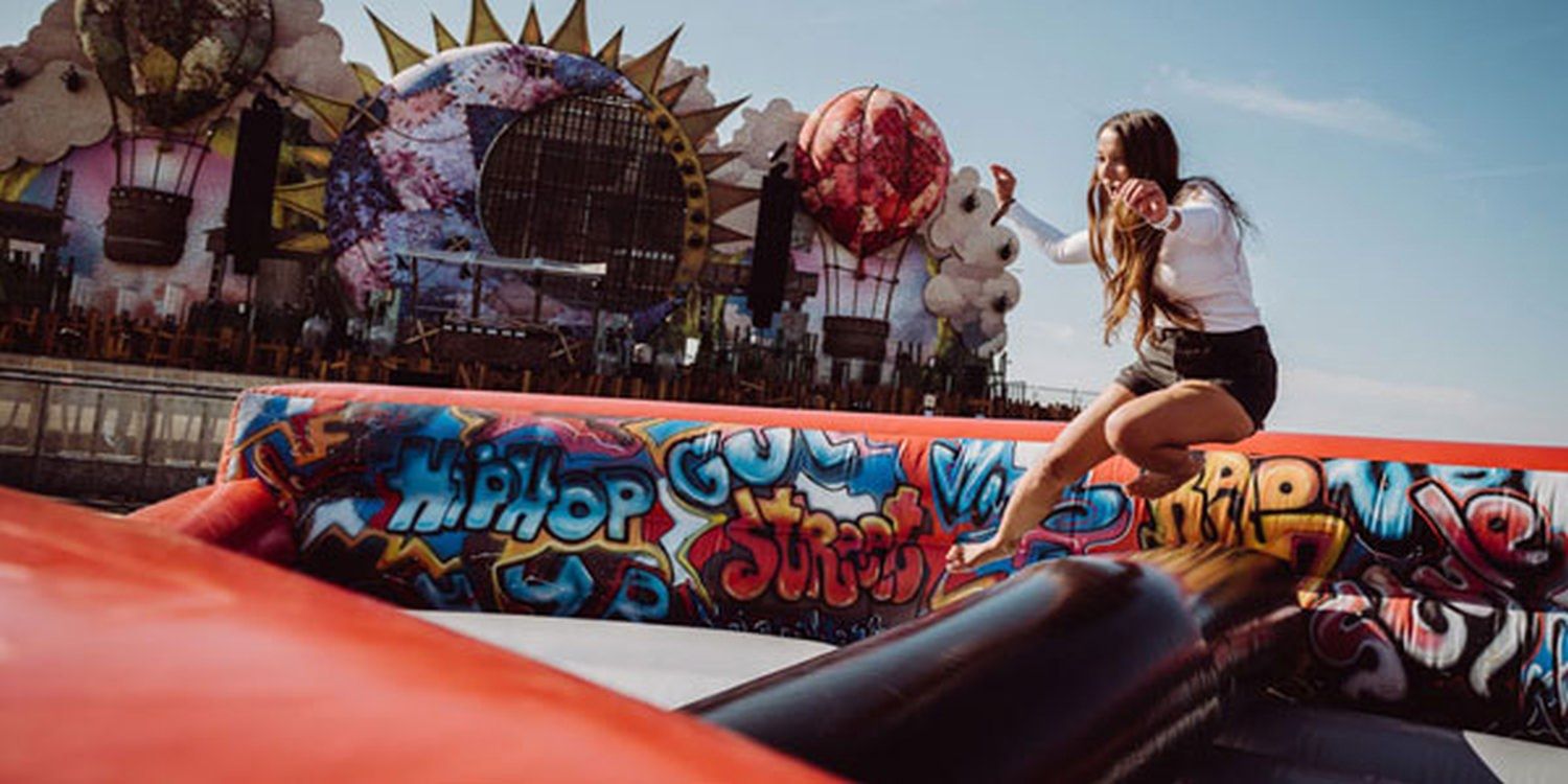 World's Longest Inflatable Obstacle Course