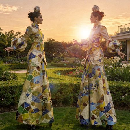 Gaudi Stilt Walkers