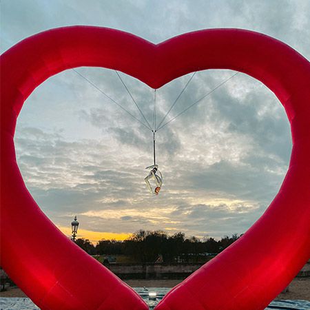 Inflatable Heart Aerialist 