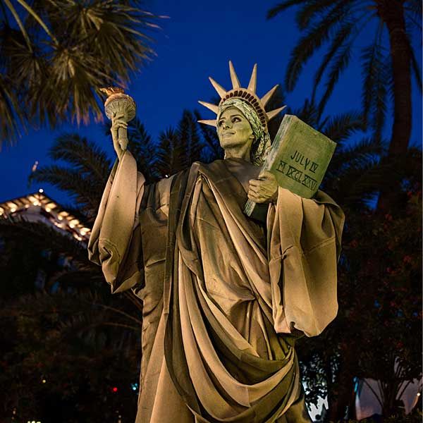 Estatua Viviente Temática Miami