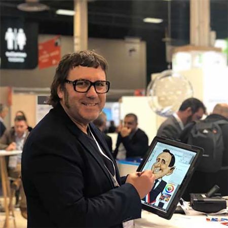 Digital Caricaturist Paris