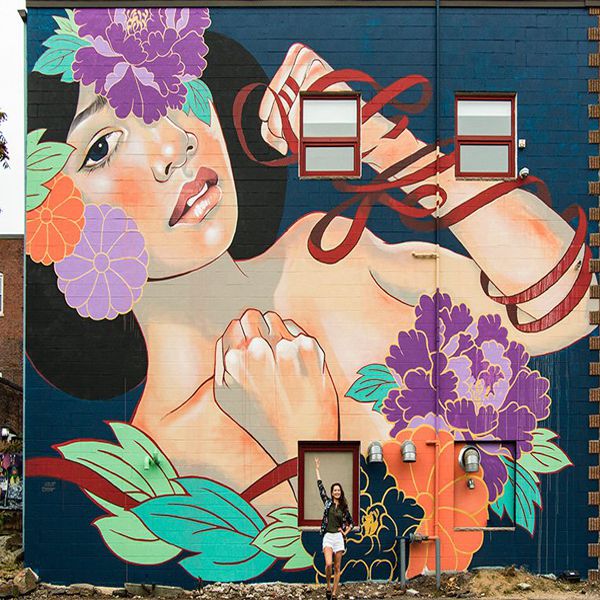 Muralist in Tokyo
