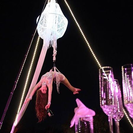 Glitter Chandelier Aerialist