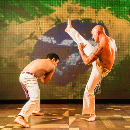Spettacolo brasiliano di Capoeira