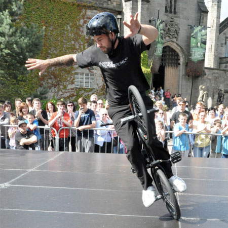 Ciclista de BMX Flatland