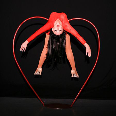 Freestanding Acrobatic Heart