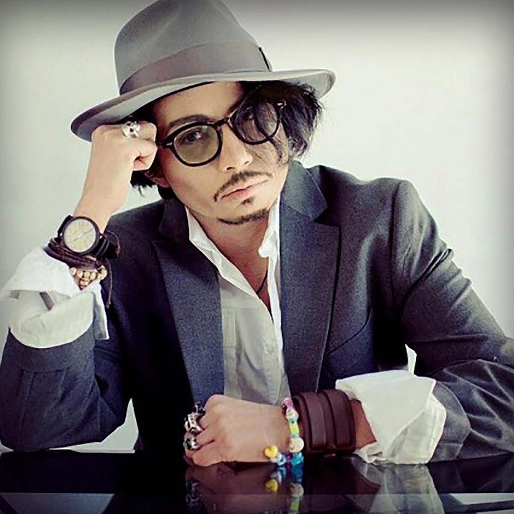 Johnny Depp sosie à New York