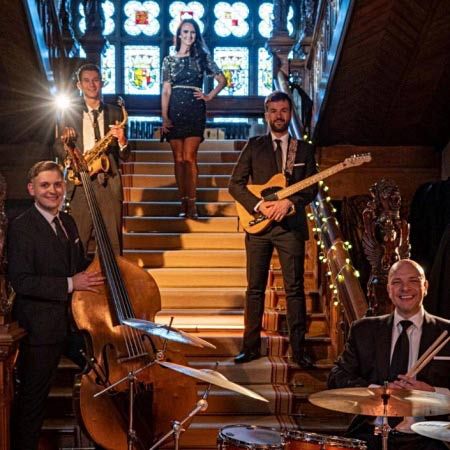 Groupe de musique fonctionnelle Vintage Pop Jazz