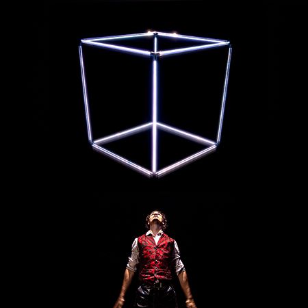 LED Cube Spinning