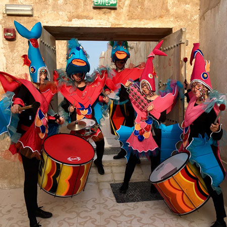 Roaming Fish Drummers