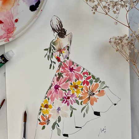 Ilustrador de Moda Floral Reino Unido