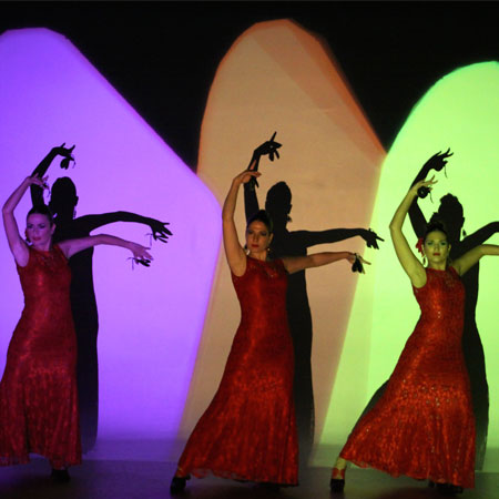 Video Mapping Flamenco Tanz
