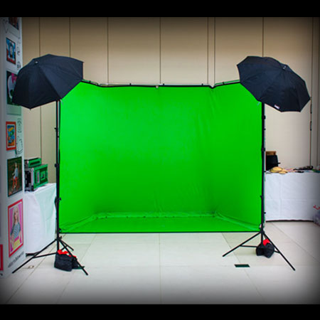Studio di Pop Up con Green Screen