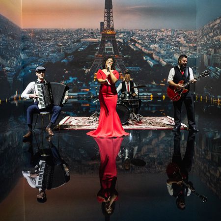 Banda de música francesa en los Emiratos Árabes Unidos
