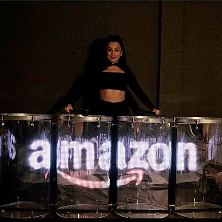 LED Pixel Drums Show