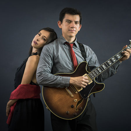 Lateinisches Folk-Duo