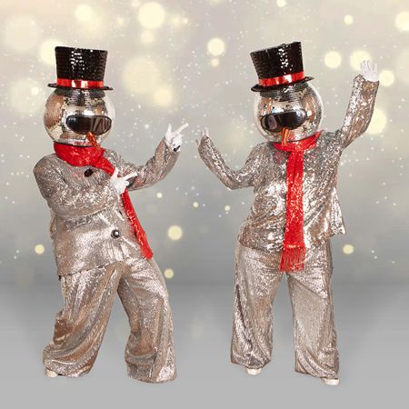 Disco Christmas Snowman