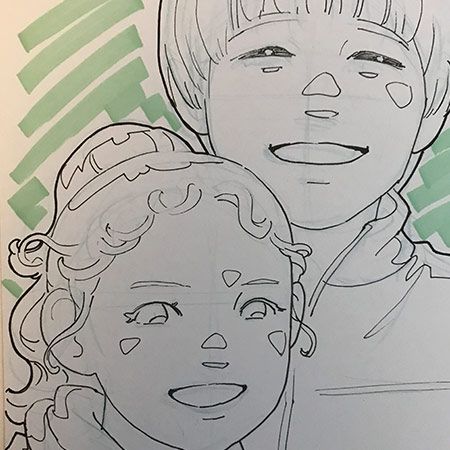 Manga Caricaturist Brighton