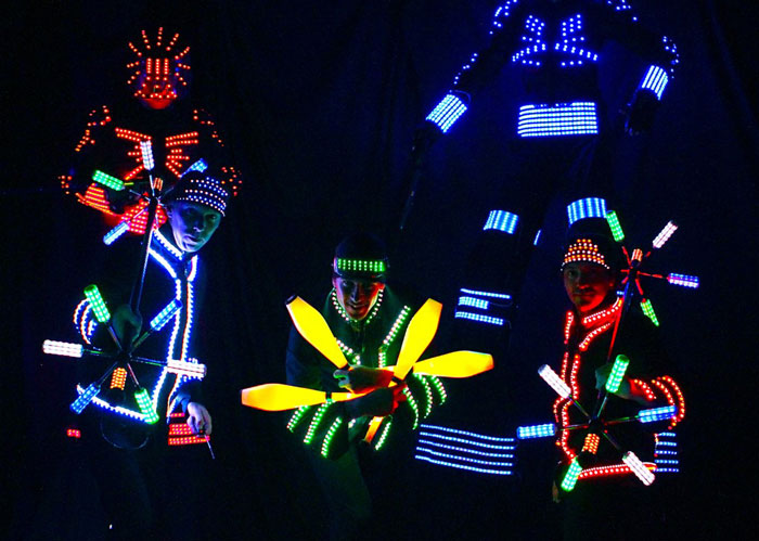 Dubai LED Robots - LED Dance Show | Scarlett Entertainment UAE