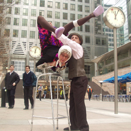 Comédie Acrobates Âgés
