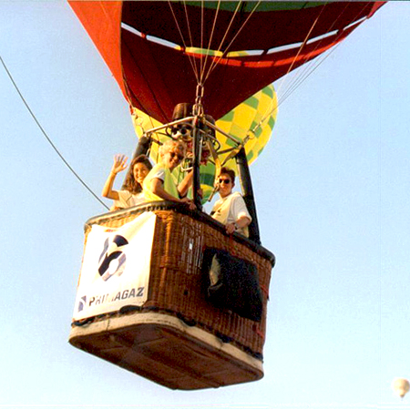 Expérience en montgolfière