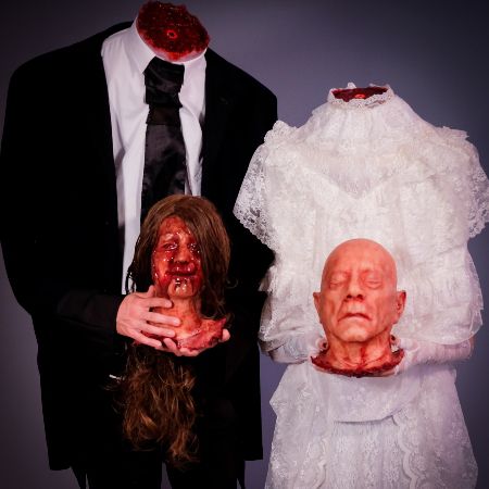 Roaming Headless Bride & Groom