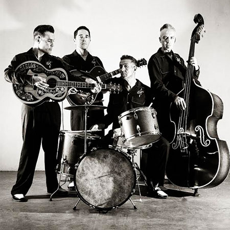 1950er Rock 'n' Roll Band