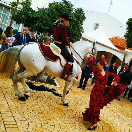 Spanische Reitshow