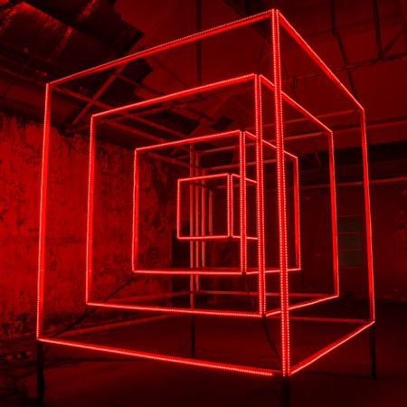LED Multicube Œuvre d'art