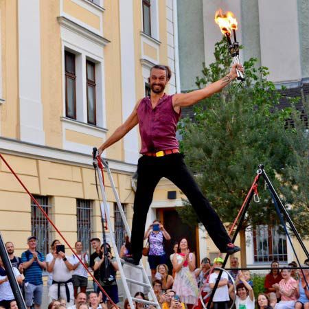 Zirkus Strassenshow Italien