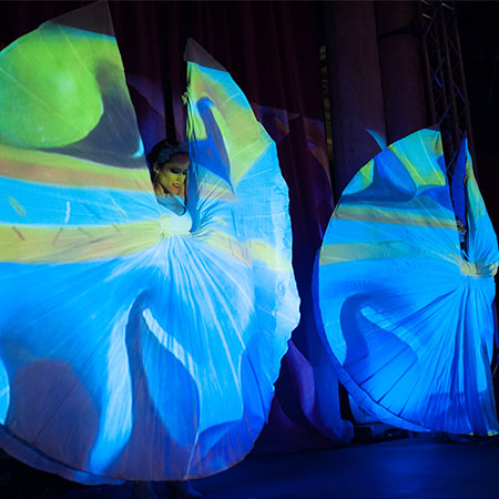 Video Mapping Wings