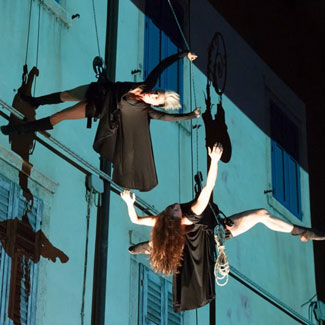 Projection and Aerial Dance