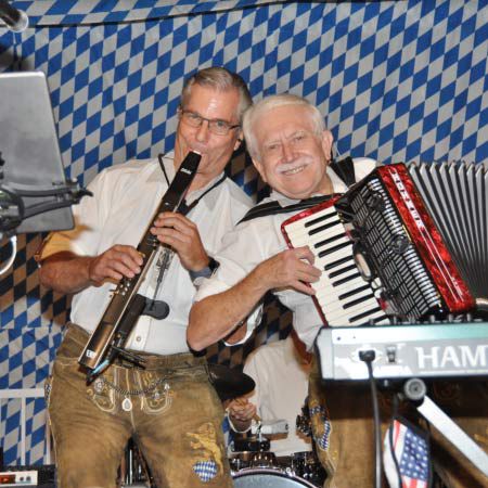 Duo de musique de fête bavaroise