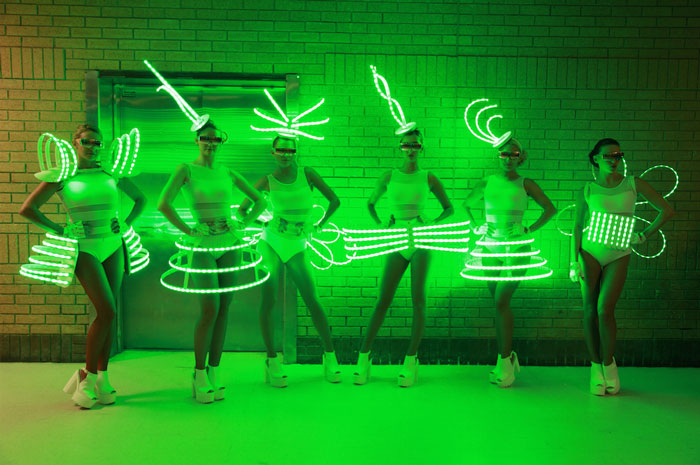 LED Costume Dancers.