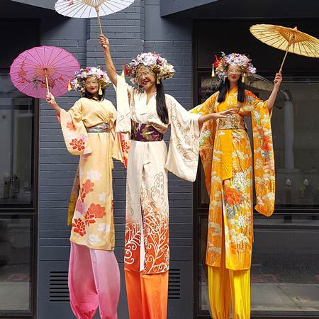 Anime Themed Stilt Walkers